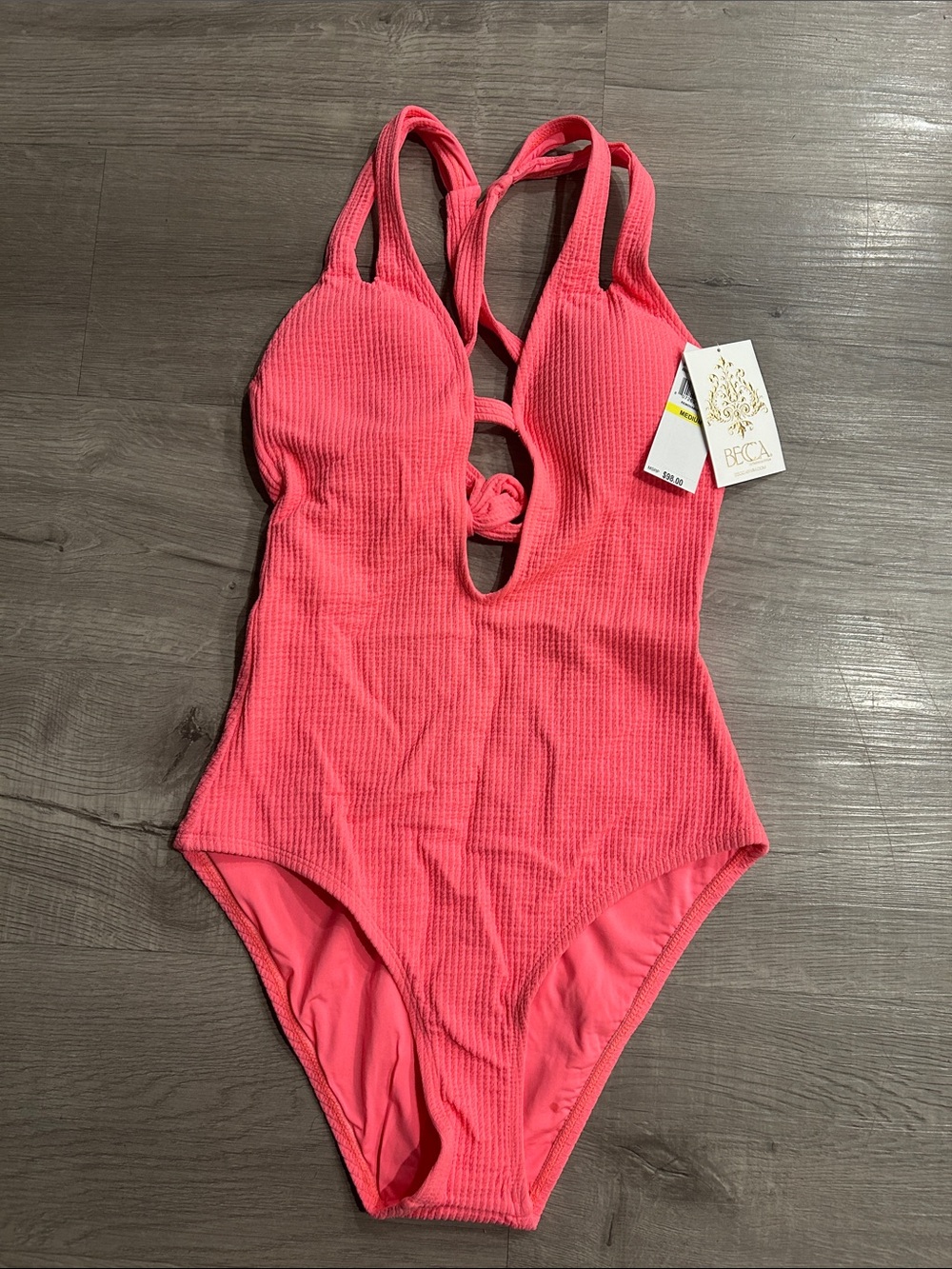 BECCA
Women's Pucker Up Tear Drop One-Piece Swimsuit